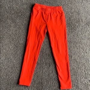 Hannah Anderson play jeggings orange/red size 140
